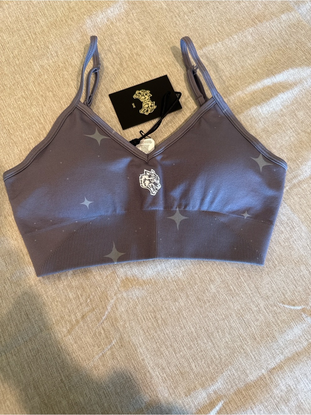 NWT SHE Darc Starry Night Sports Bra